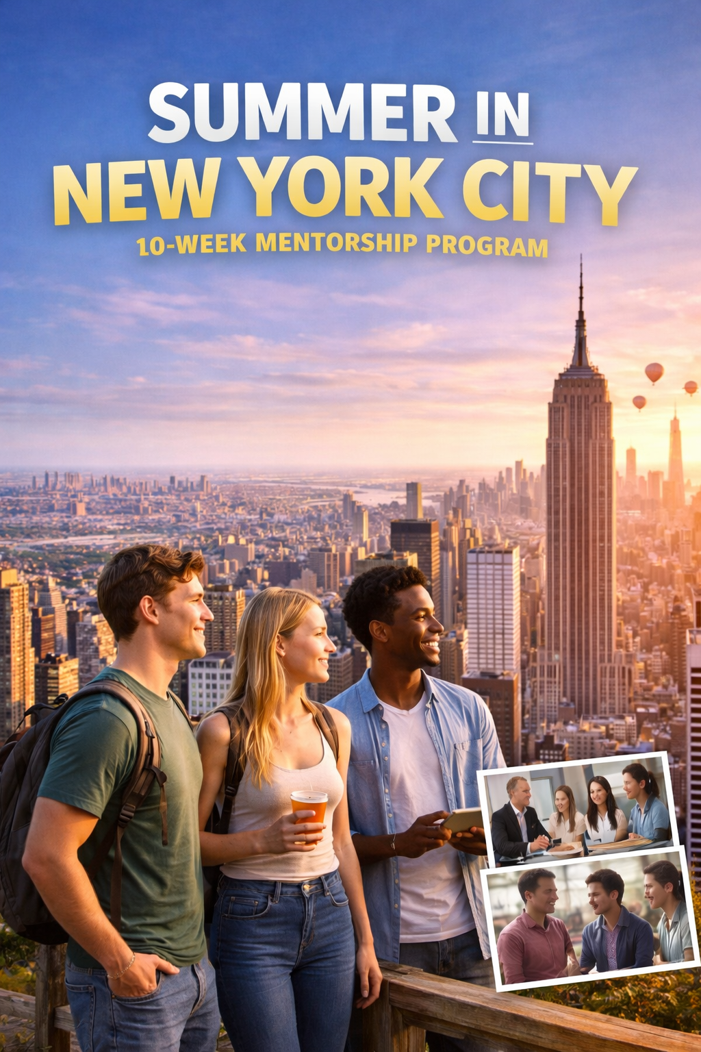 Summer in New York City — 10-week mentorship program